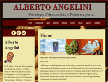 Tablet Screenshot of albertoangelini.it